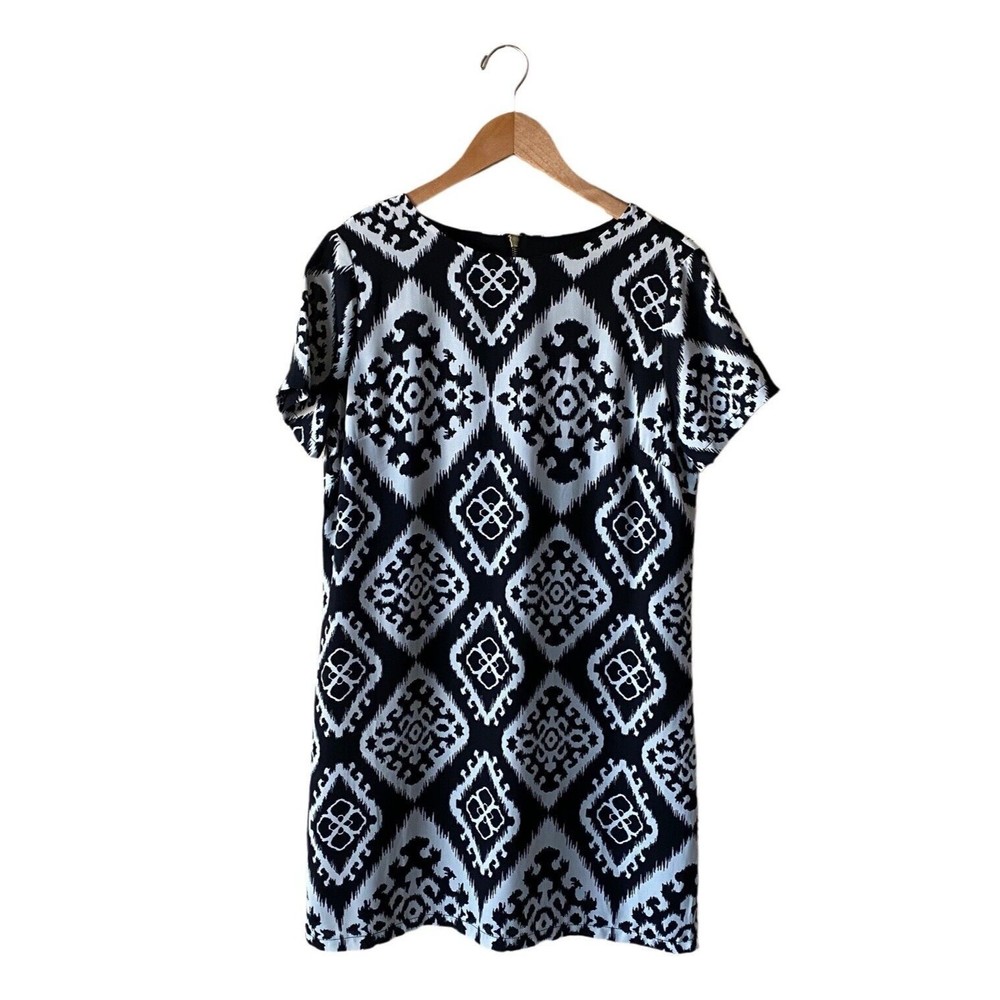Lulus Give Me a Print Black Print Shift Dress | Size Medium